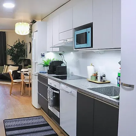 Apartmán Green-themed Modern Studio At The Center Helsinky